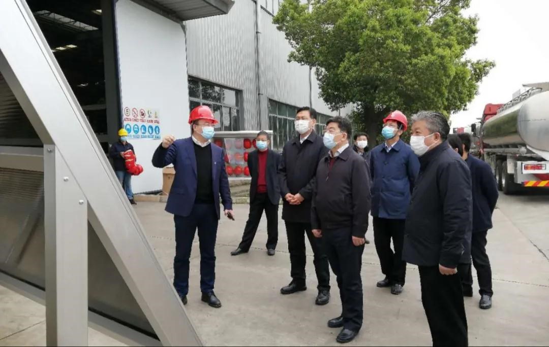 要聞：湖北省副省長曹廣晶蒞臨湖北楚勝 調(diào)研企業(yè)疫情防控